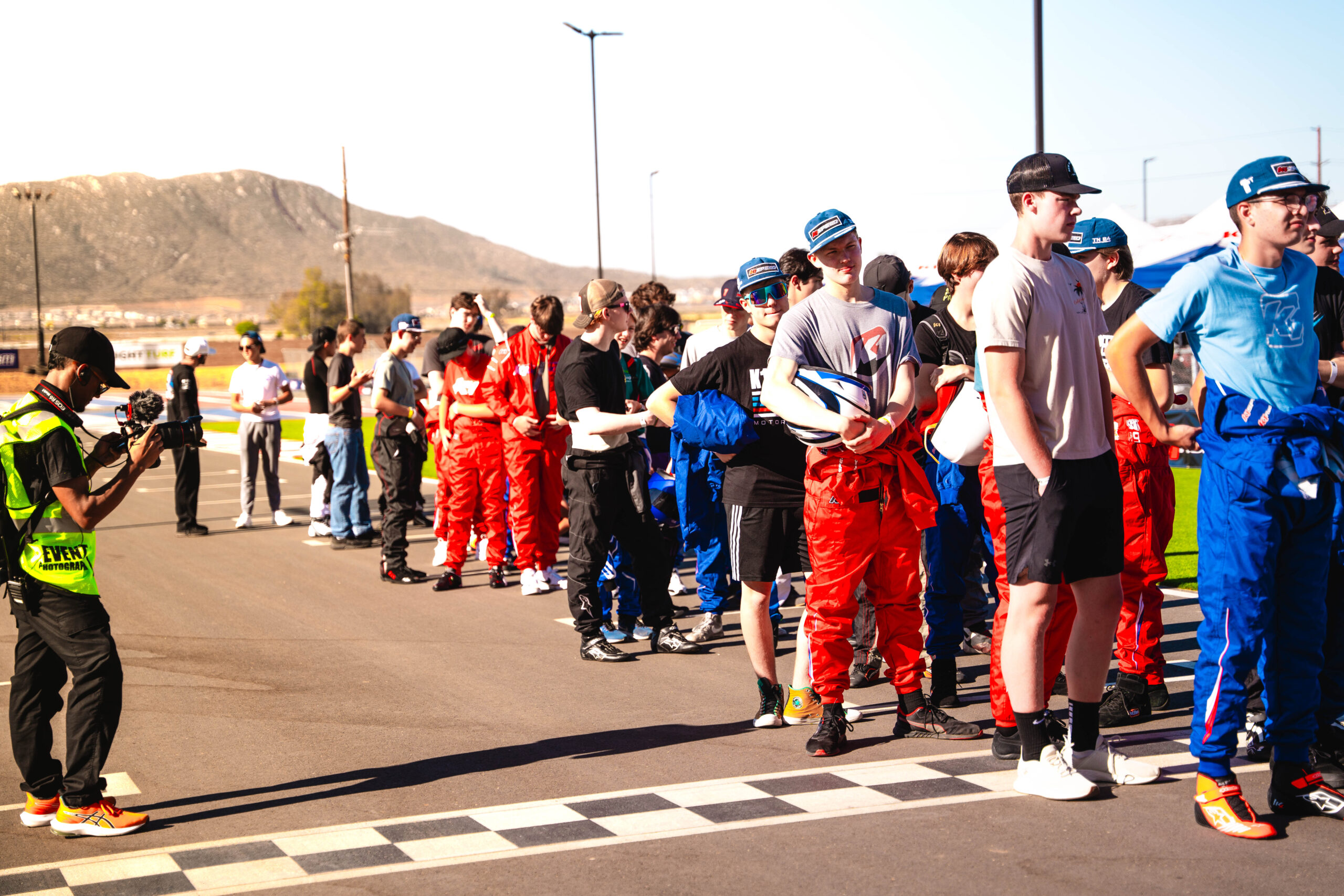 drivers line up at k1 circuit